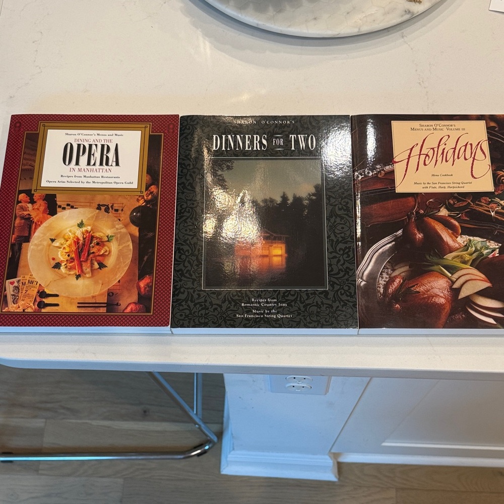 Set of Three Cookbooks